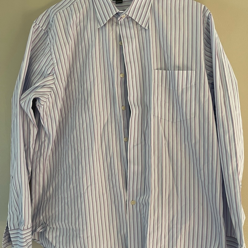JCrew Men’s Button Down Shirt XL - Blue Stripe
